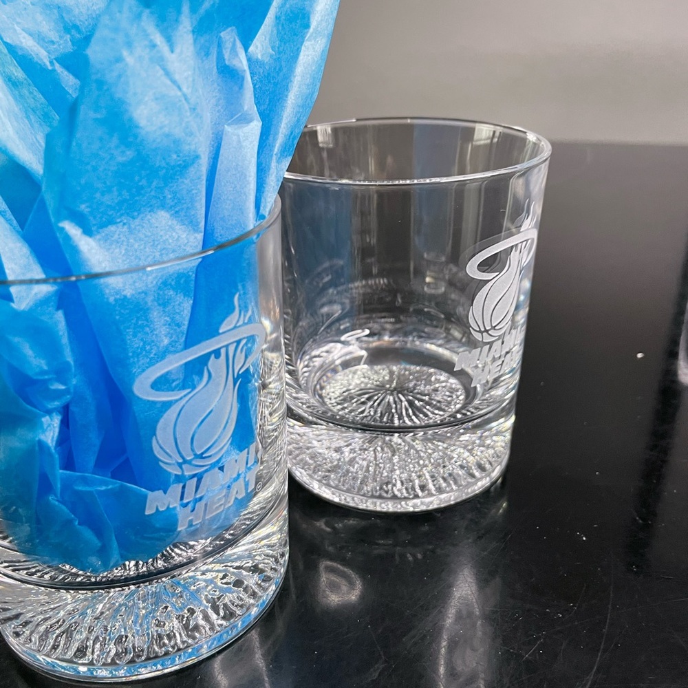 Miami Heat  Rocks Glass Set - Picture 5 of 6